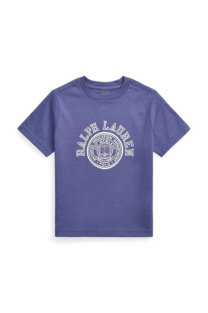 Tričko Polo Ralph Lauren tmavomodrá farba, s potlačou, 322971317002
