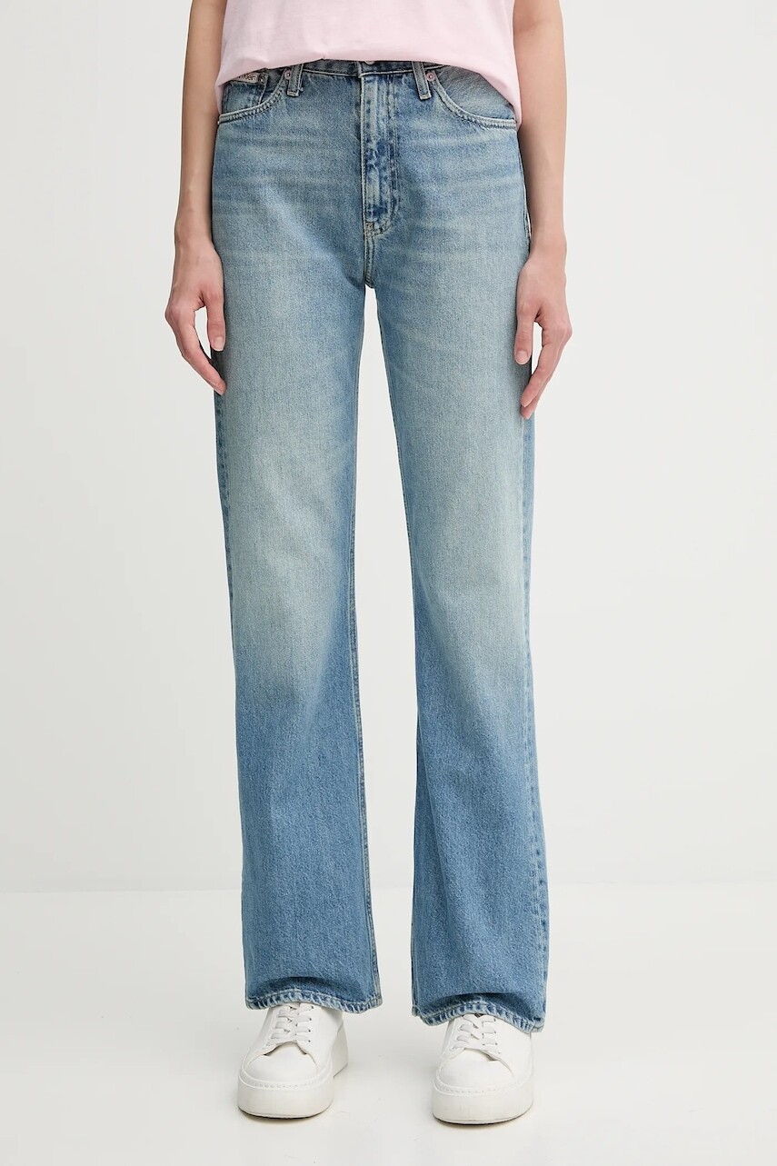 Rifle Calvin Klein Jeans vysoký pás, J20J225127