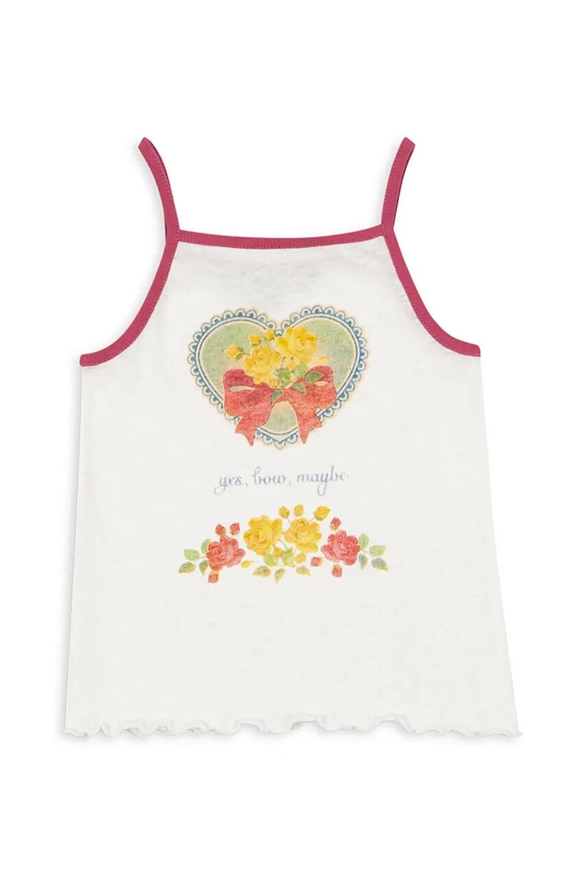 Top Konges Sløjd ERA STRAP TOP OCS biela farba, KS103195
