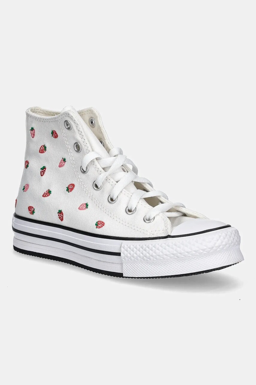 Detské tenisky Converse CHUCK TAYLOR ALL STAR EVA LIFT biela farba, A14925C