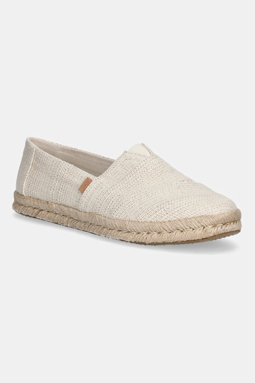Espadrilky Toms ALPARGATA ROPE 2.1 béžová farba, 10020693