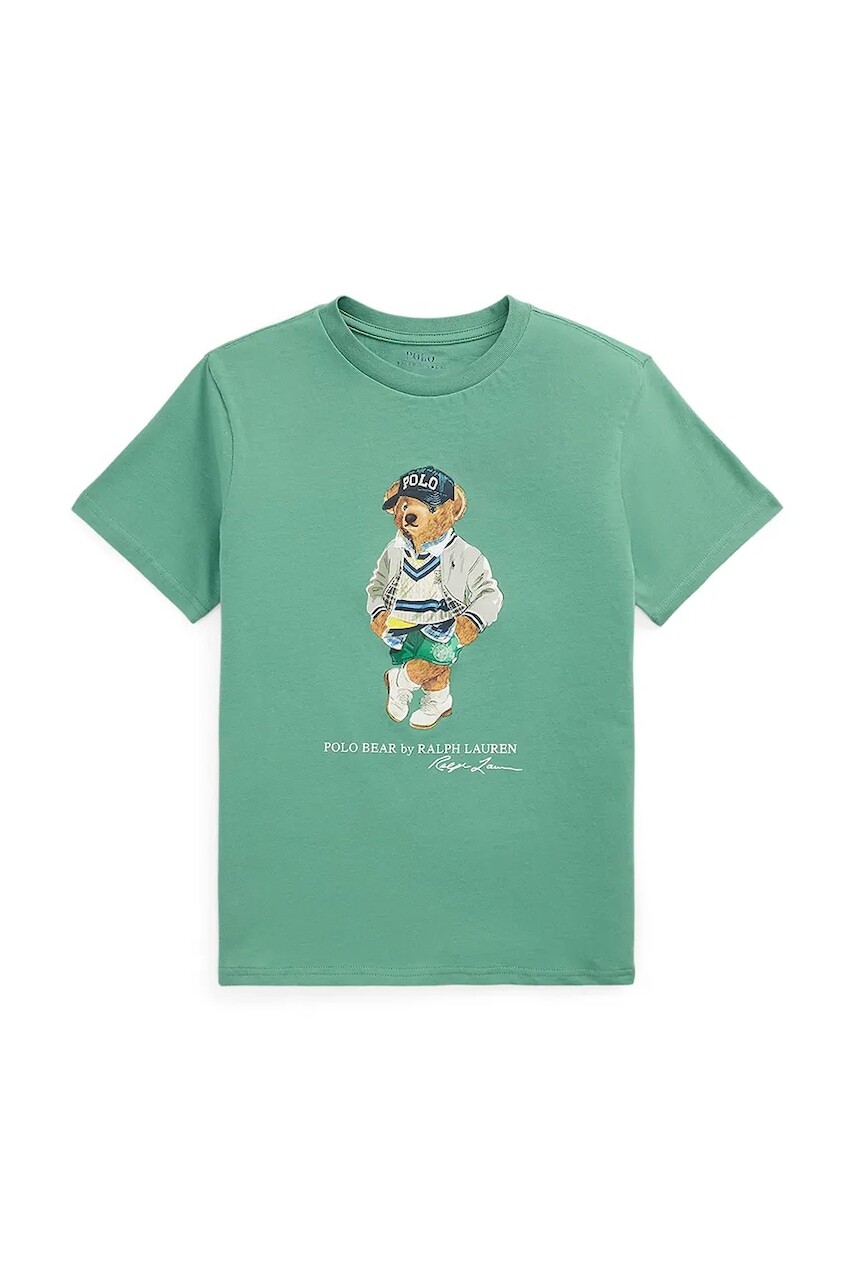 Tričko Polo Ralph Lauren zelená farba, 323973121001