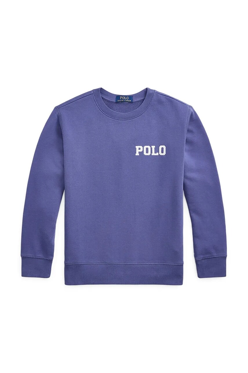 Mikina Polo Ralph Lauren tmavomodrá farba, s potlačou, 323971314001