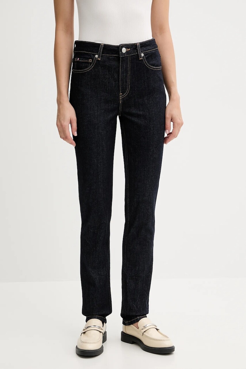 Rifle Tommy Hilfiger tmavomodrá farba, WW0WW47153