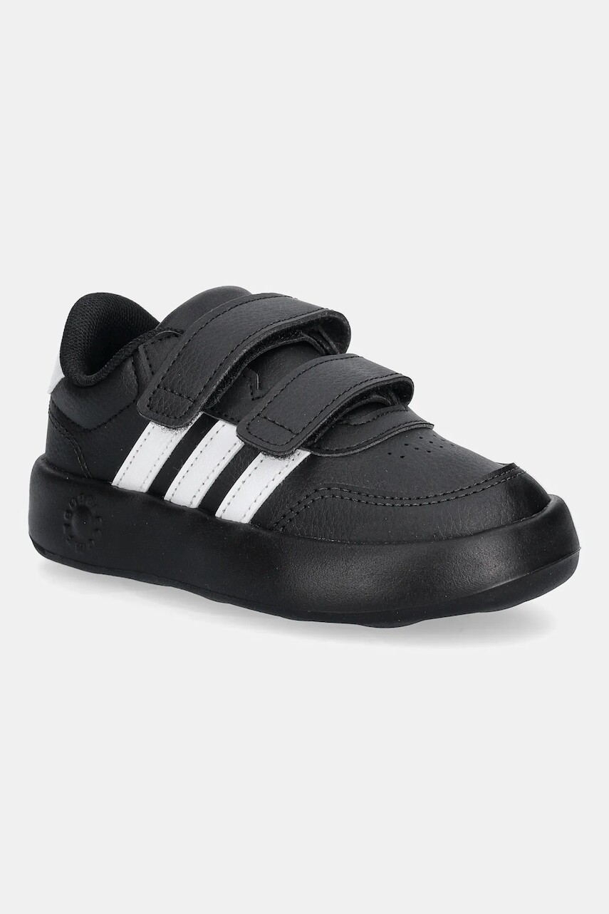 Detské tenisky adidas BREAKNET 3.0 čierna farba, JS3679