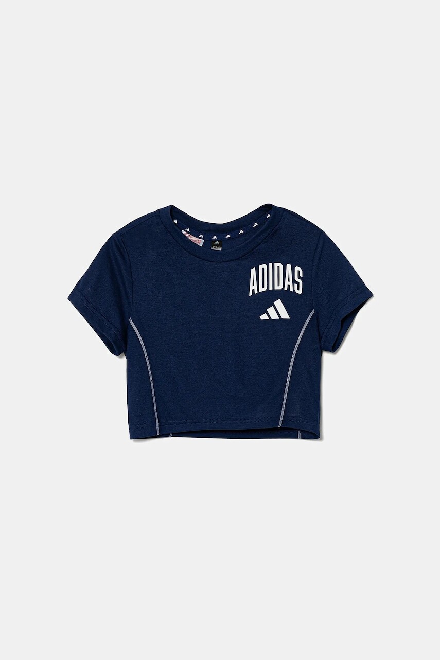 Detské tričko adidas tmavomodrá farba, JM3855