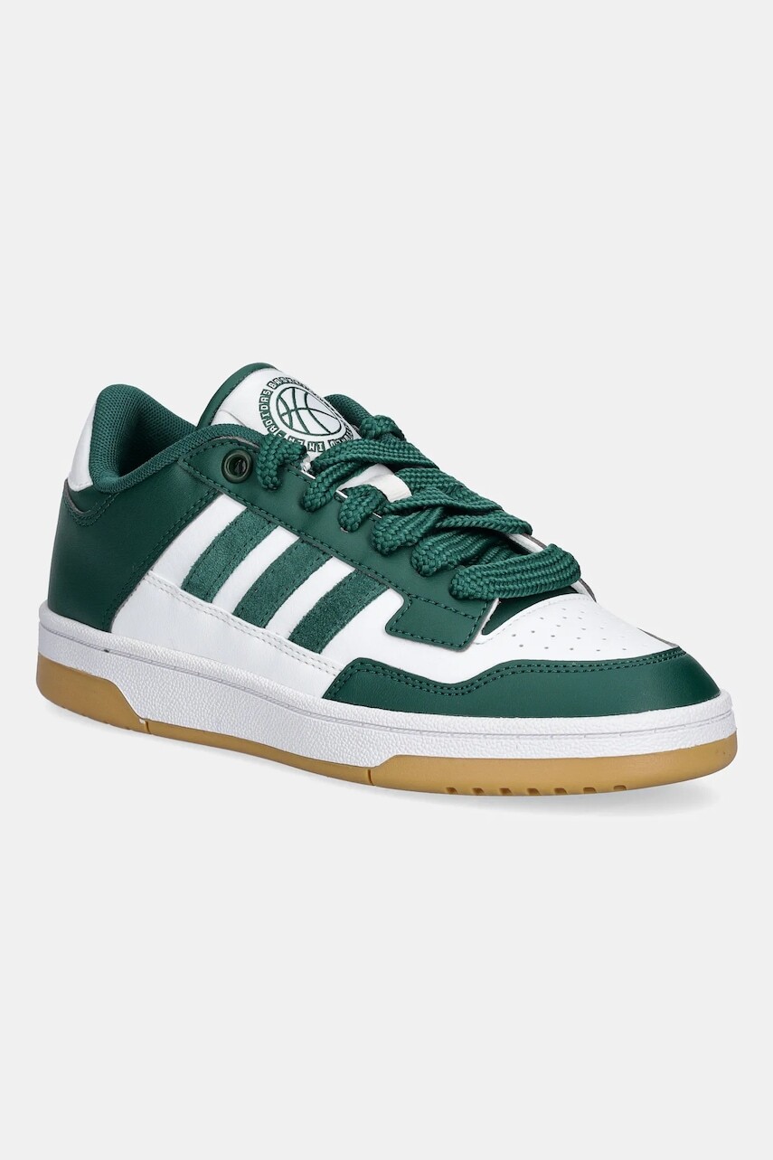 Detské tenisky adidas Originals RAPID COURT LOW zelená farba, JR1019