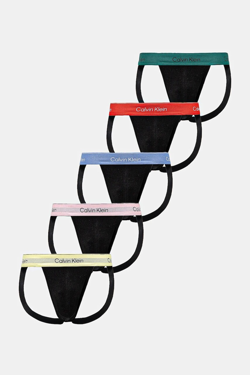 Jocksy Calvin Klein Underwear 5-pak čierna farba, LV00NB4228