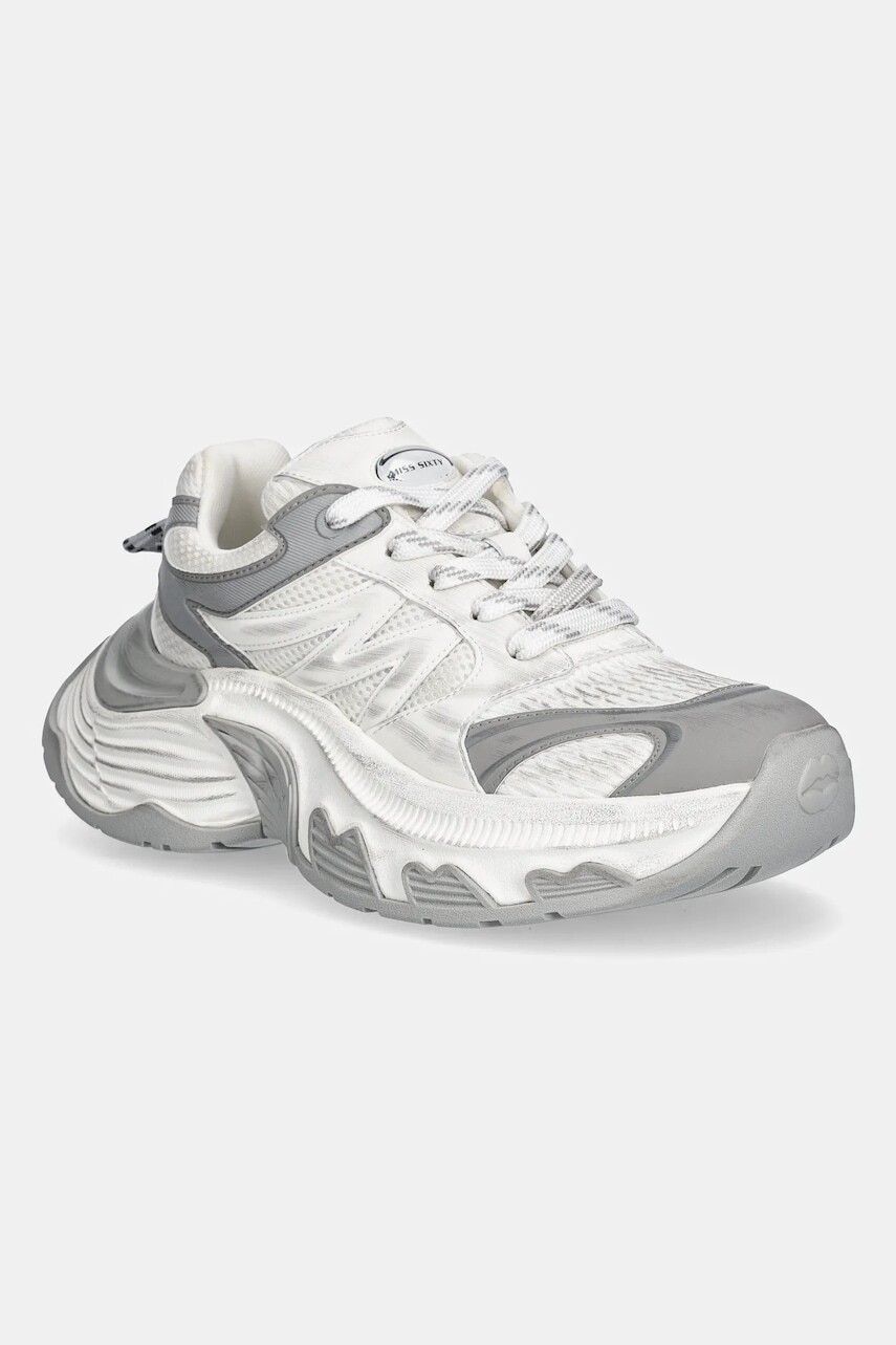 Tenisky Miss Sixty biela farba, 6S2QJ86500