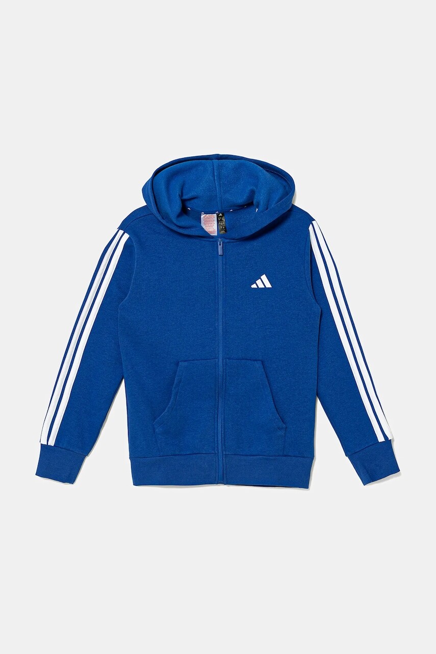 Detská mikina adidas s kapucňou, vzorovaná, JY4977