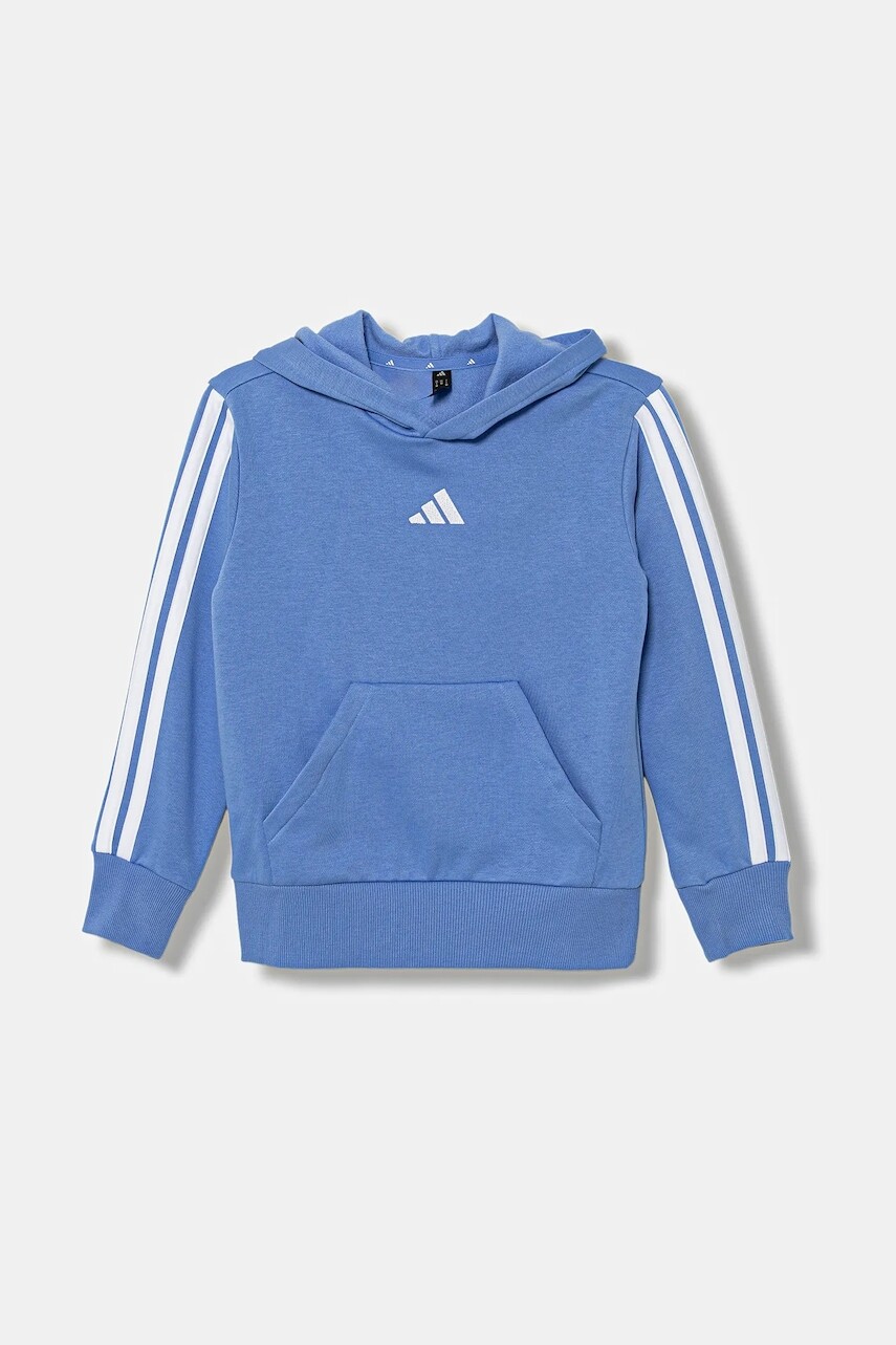 Detská mikina adidas s kapucňou, s nášivkou, JN2424