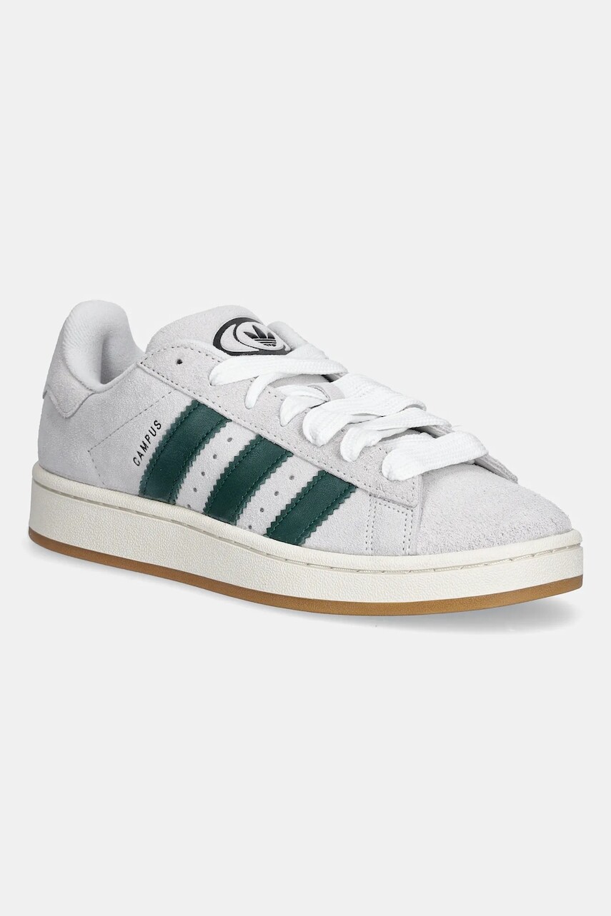 Semišové tenisky adidas Originals Campus 00S šedá farba, JR1647
