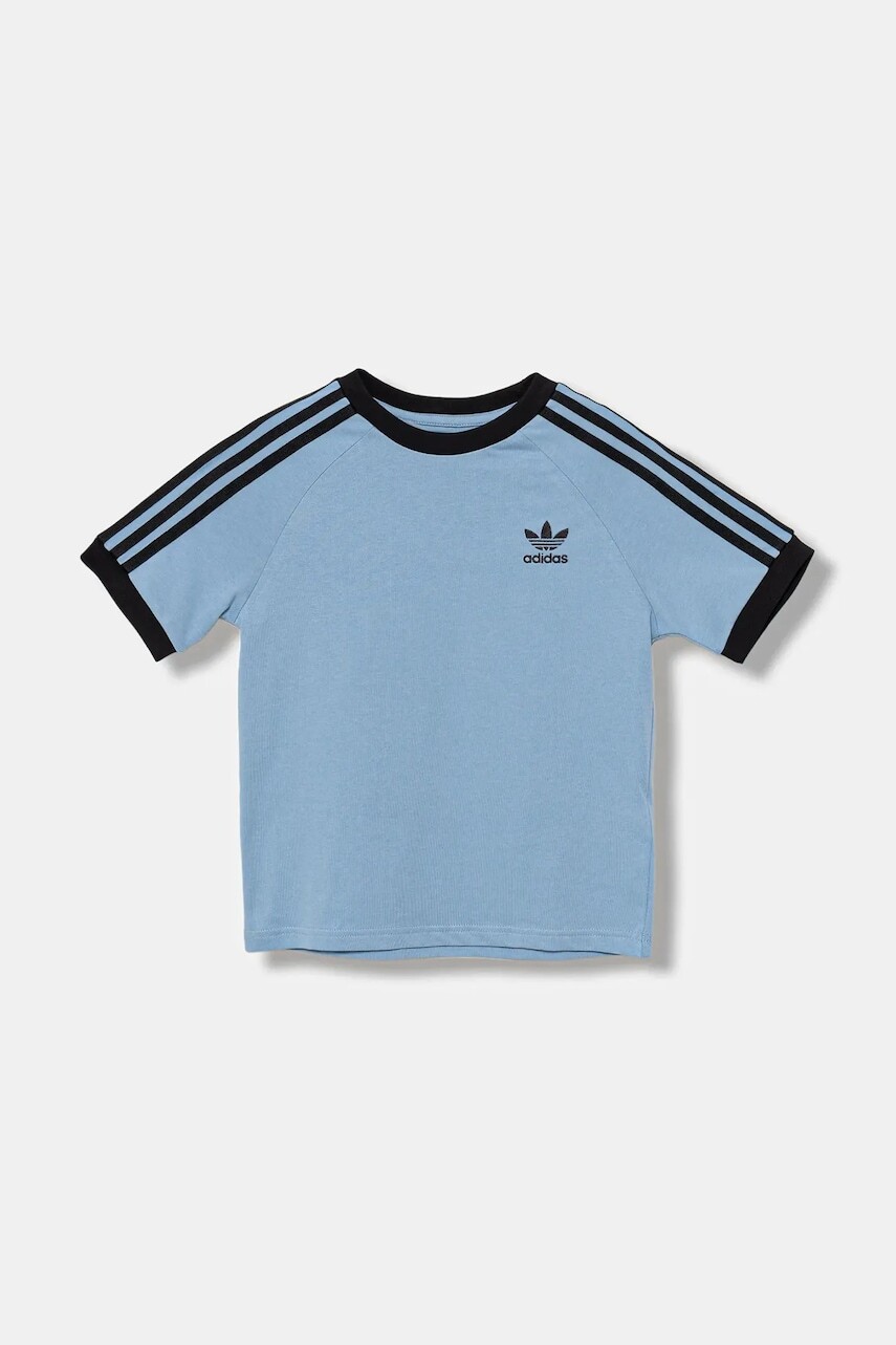 Detské bavlnené tričko adidas Originals vzorované, JV8580