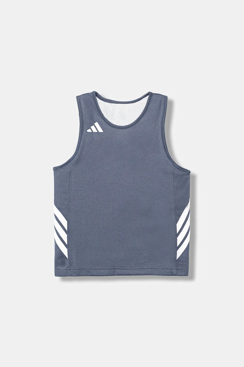 Detský top adidas Originals šedá farba, s nášivkou, JM5135