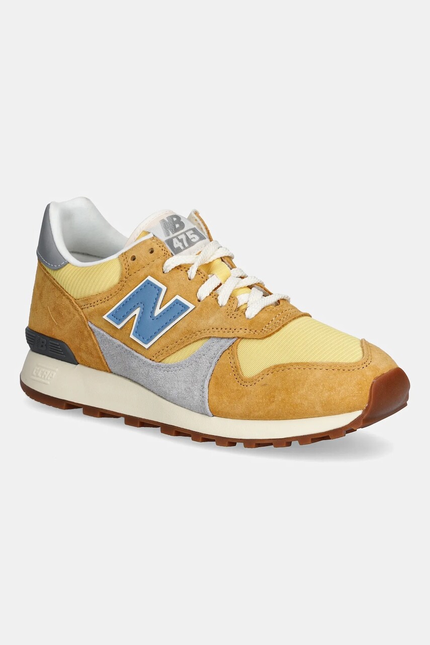 Semišové tenisky New Balance 475 žltá farba, U475HB