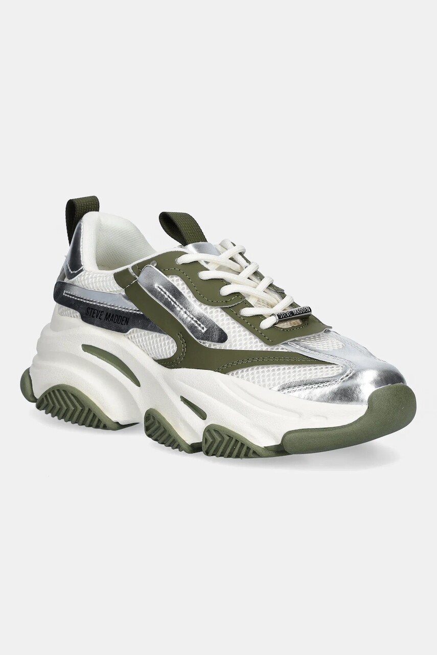 Tenisky Steve Madden Possession-E zelená farba, 11004652