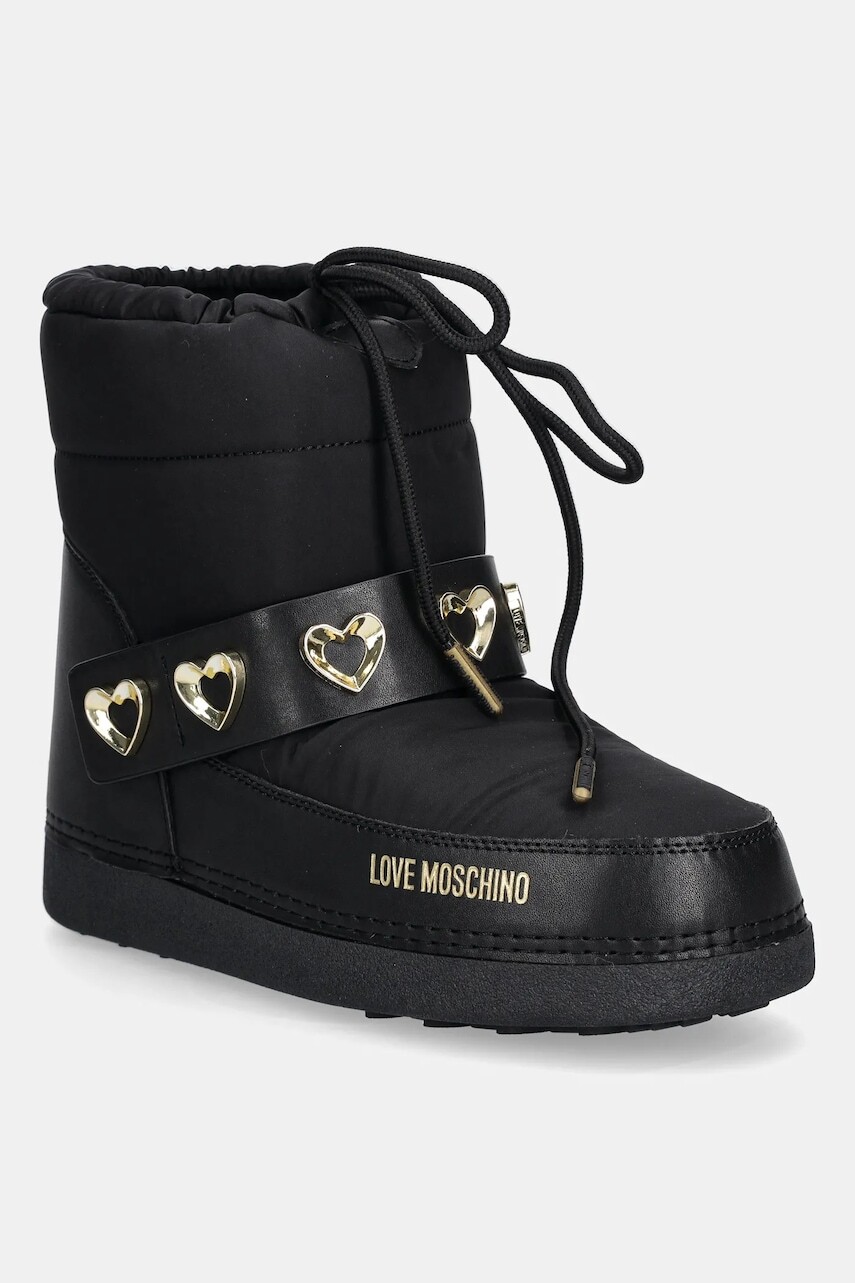 Snehule Love Moschino čierna farba, JA24182G1NISD00A