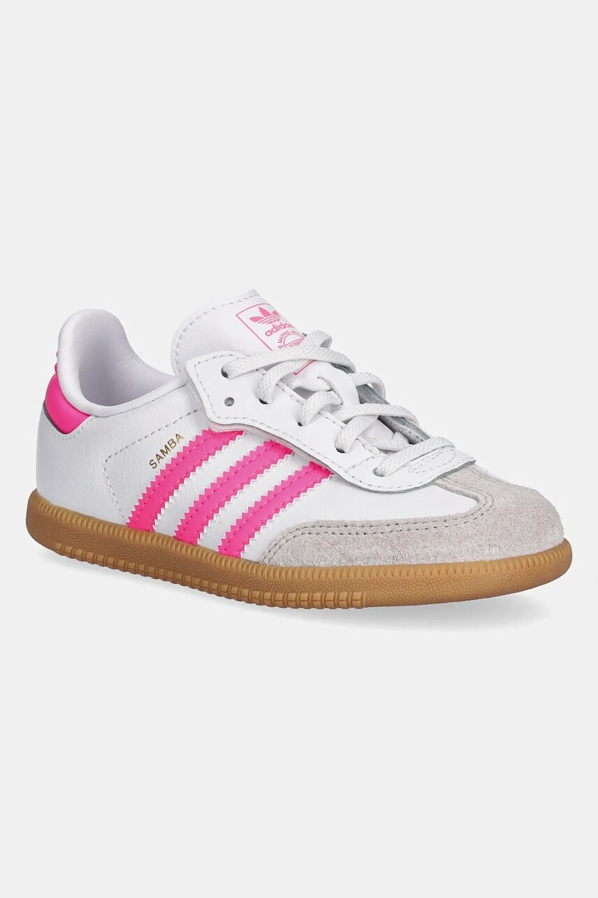 Detské tenisky adidas Originals SAMBA OG biela farba, JQ3188