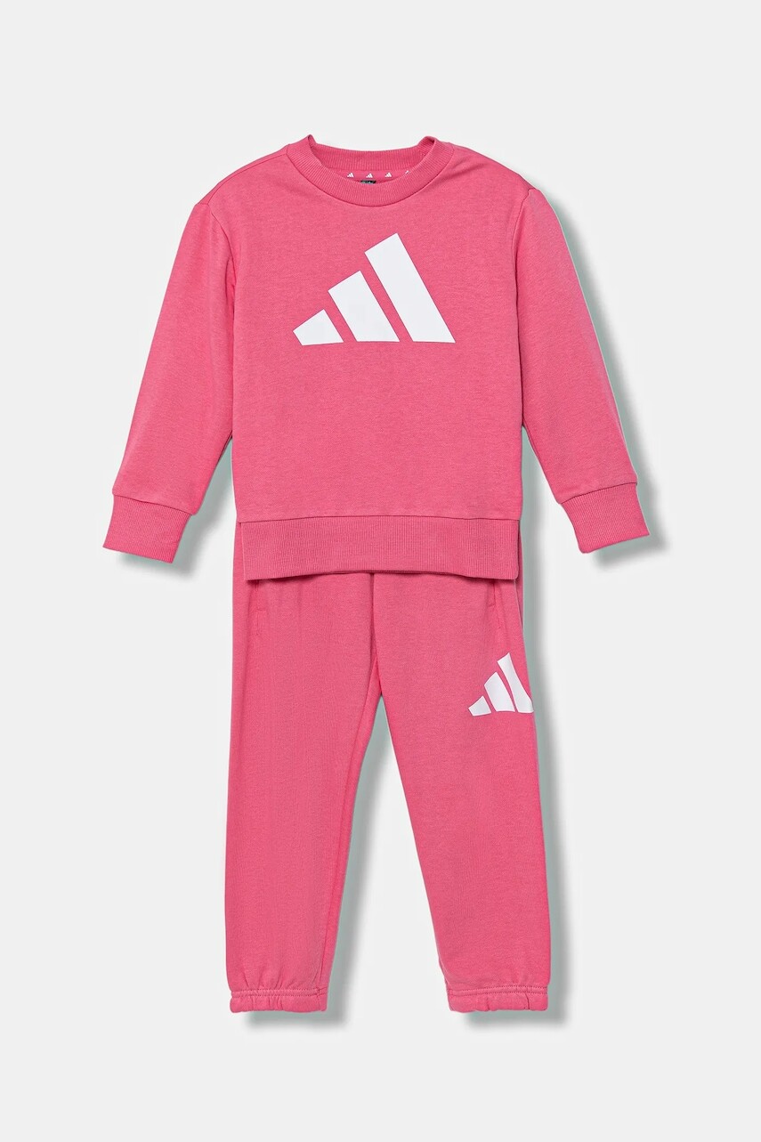 Detská tepláková súprava adidas ružová farba, JW2435