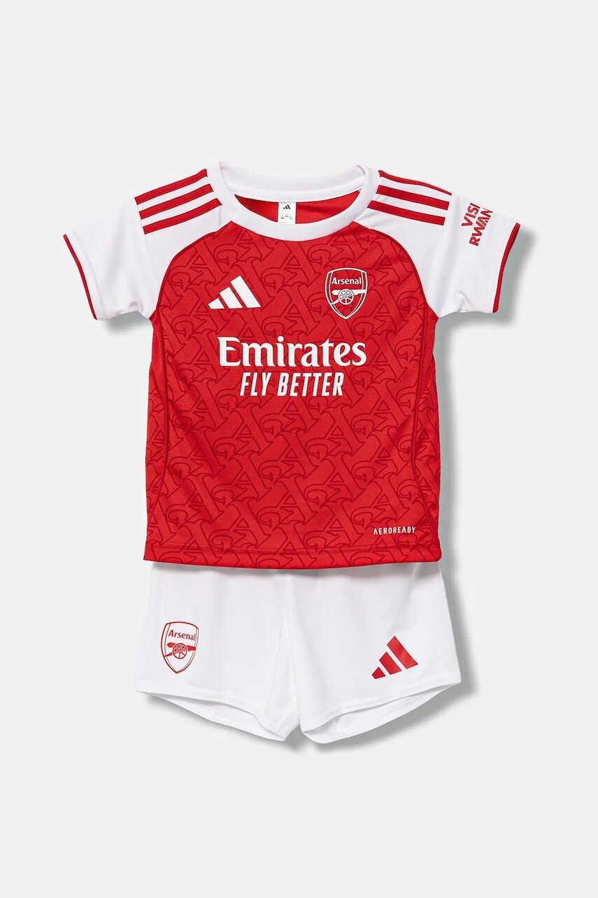 Sada pre bábätká adidas Performance AFC červená farba, JI9535