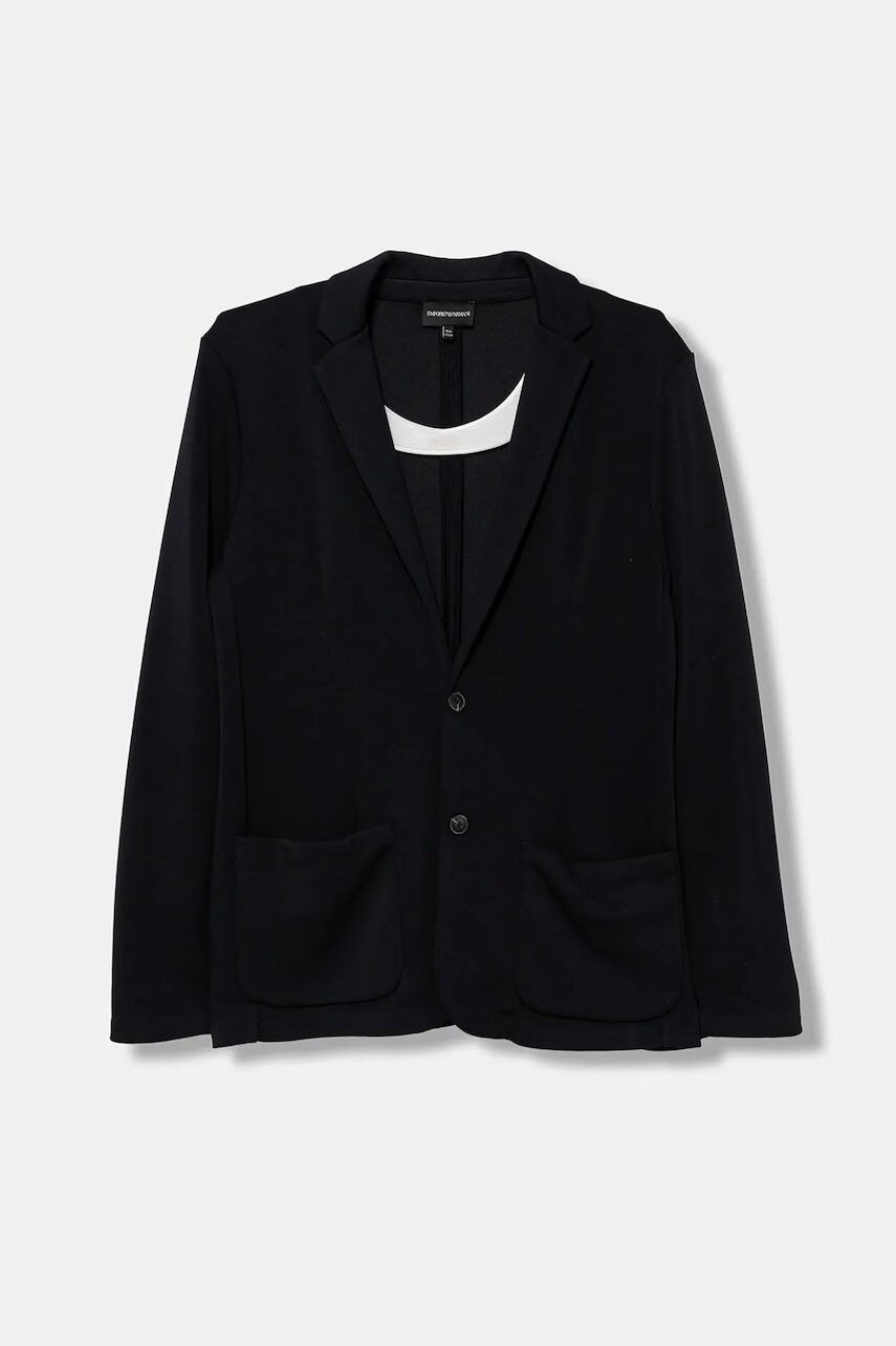 Detské sako Emporio Armani tmavomodrá farba, EB000545 AF16254