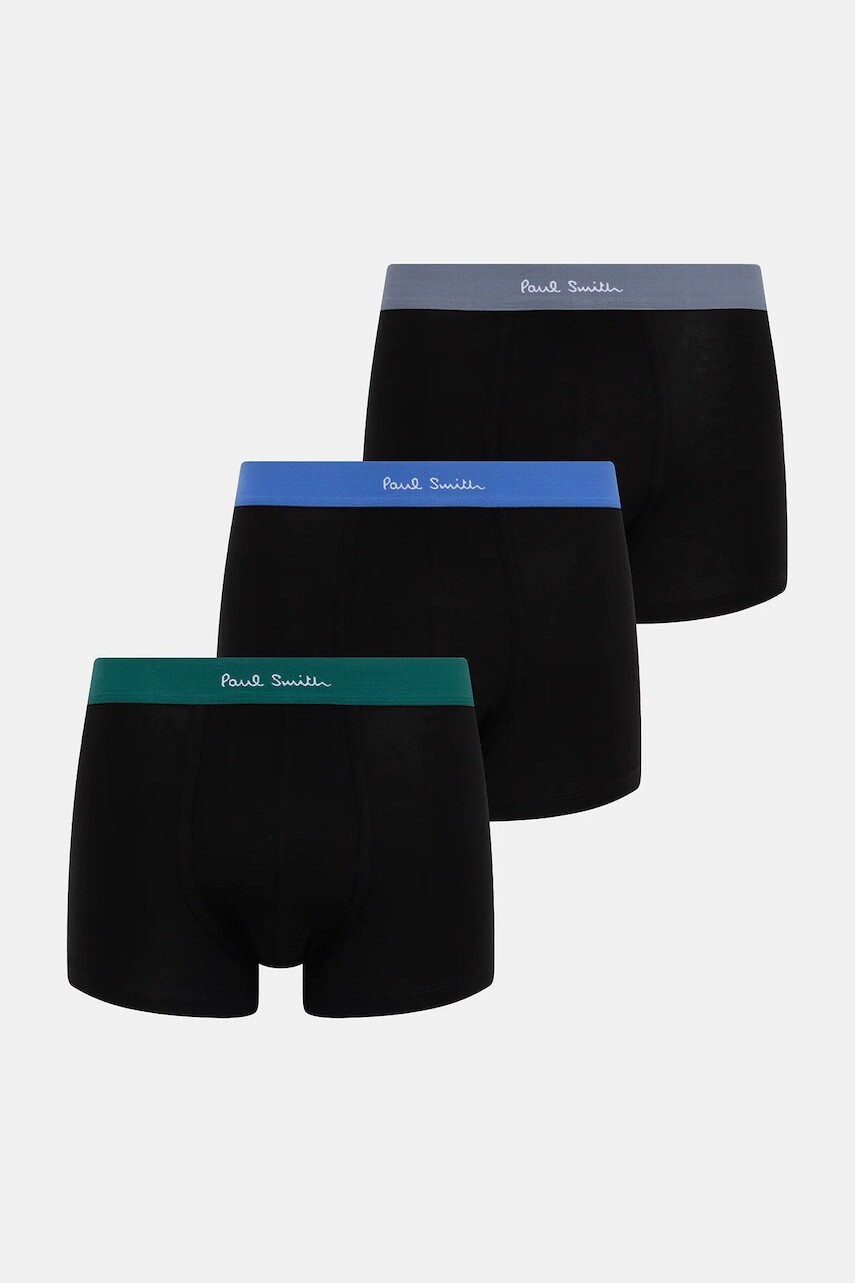 Boxerky Paul Smith 3-pak čierna farba, M1A-914-T3PK82
