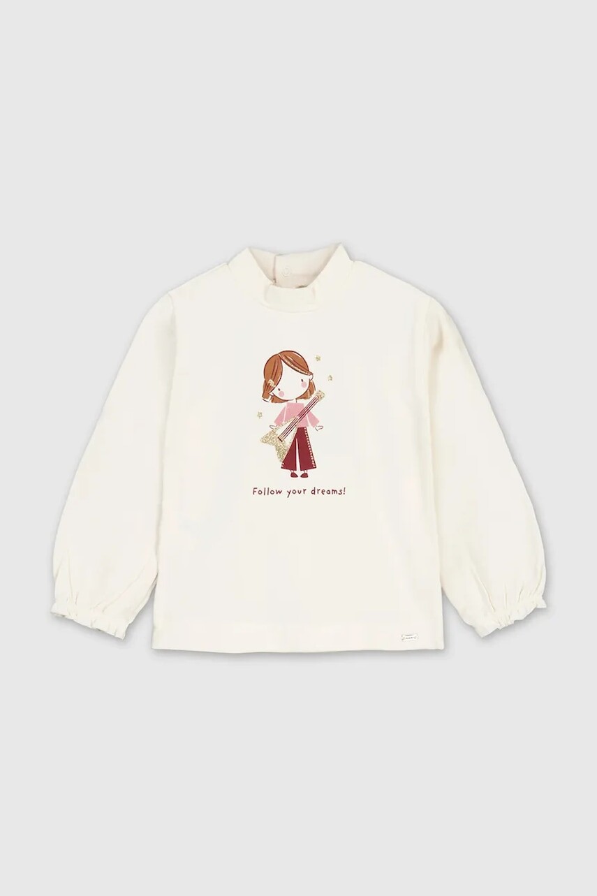 Tričko s dlhým rukávom Mayoral ružová farba, 2073