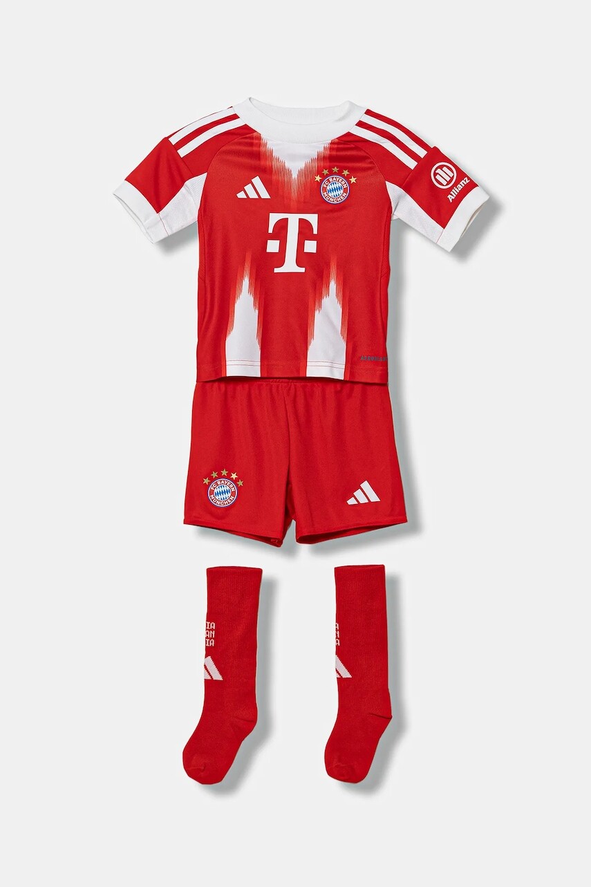 Detská súprava adidas Performance FC Bayern Munich červená farba, JN8510