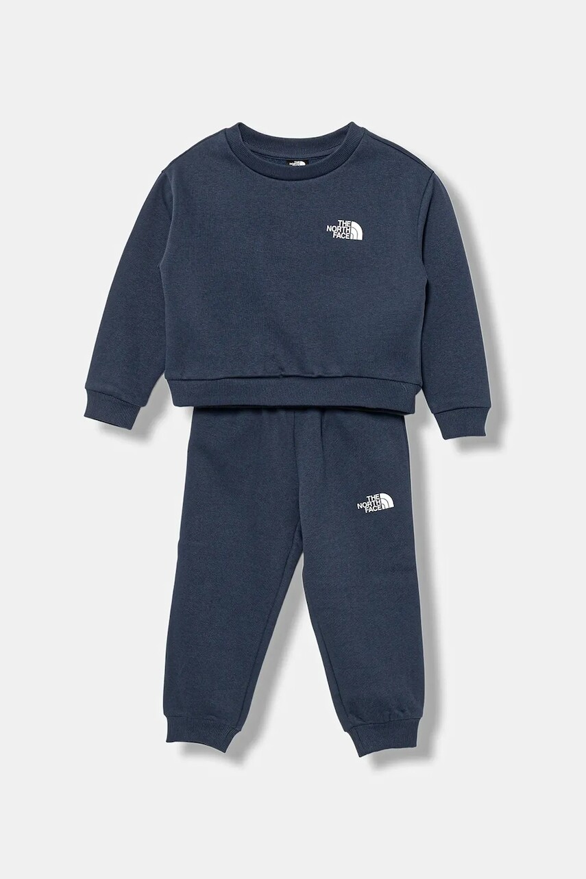 Detská tepláková súprava The North Face KID SIMPLE DOME FLEECE SET tmavomodrá farba, NF0A8EFM8K21