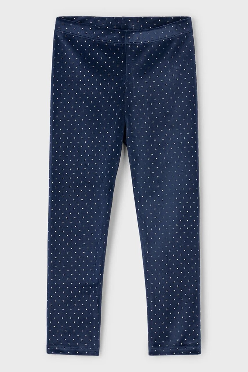 Detské legíny Mayoral tmavomodrá farba, vzorované, 4715