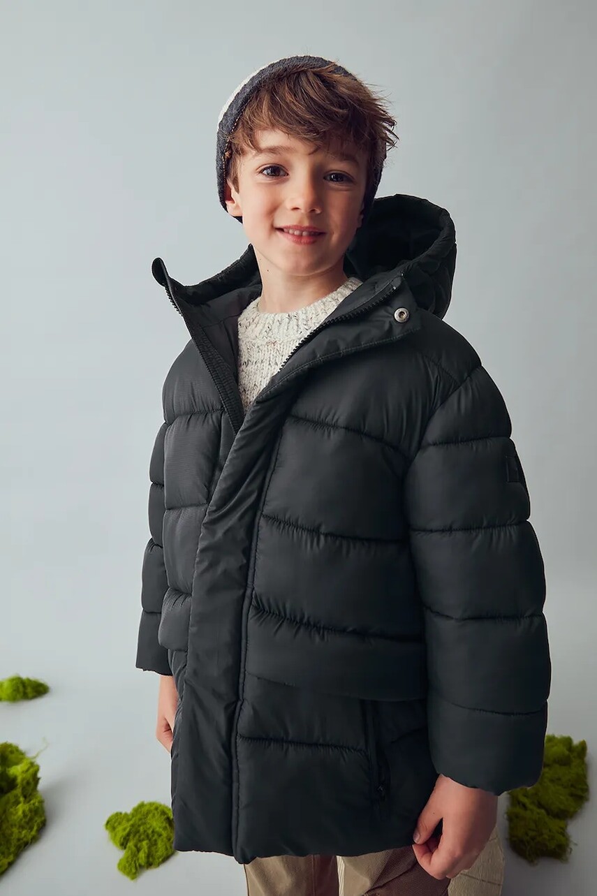 Detská bunda Mayoral čierna farba, 4422