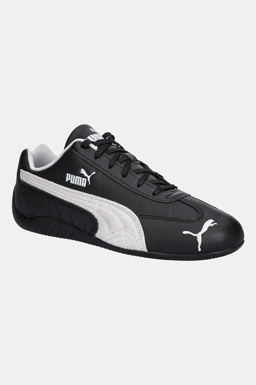 Kožené tenisky Puma Speedcat LTHR čierna farba, 403175