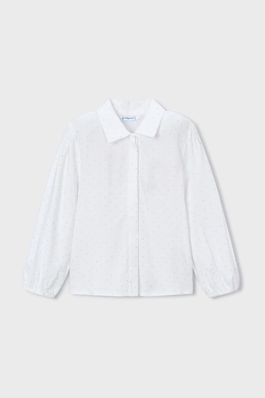 Detská košeľa Mayoral biela farba, 4133