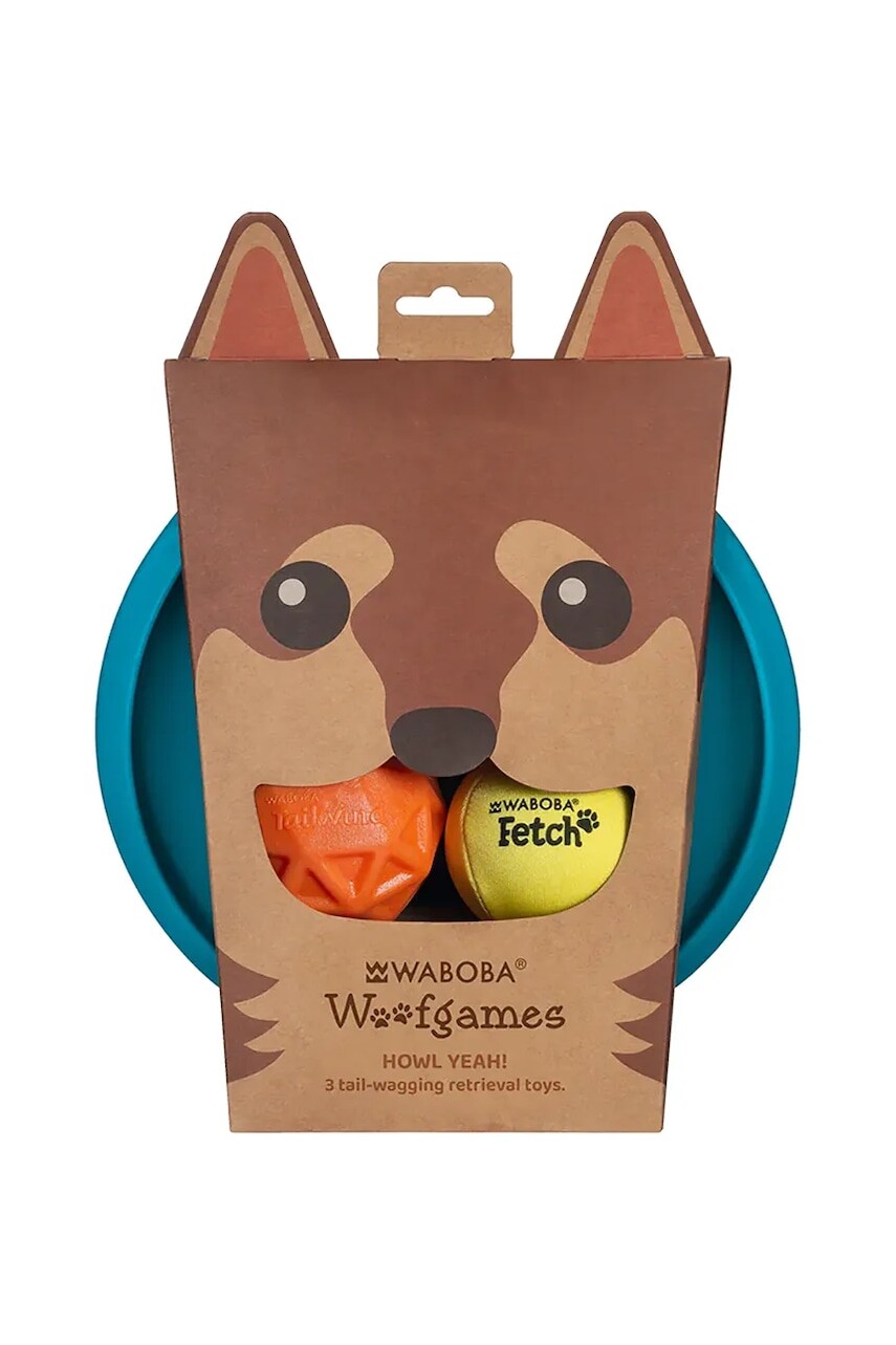 Sada hračiek pre psa Waboba Woofpack viac farieb