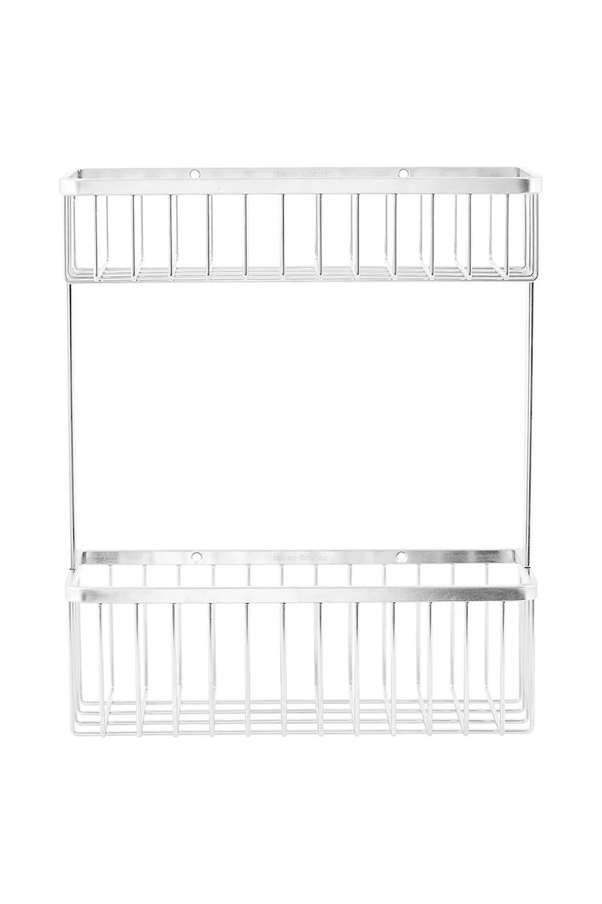 Kúpeľňová polica House Doctor HDBath 33 x 28 cm šedá farba