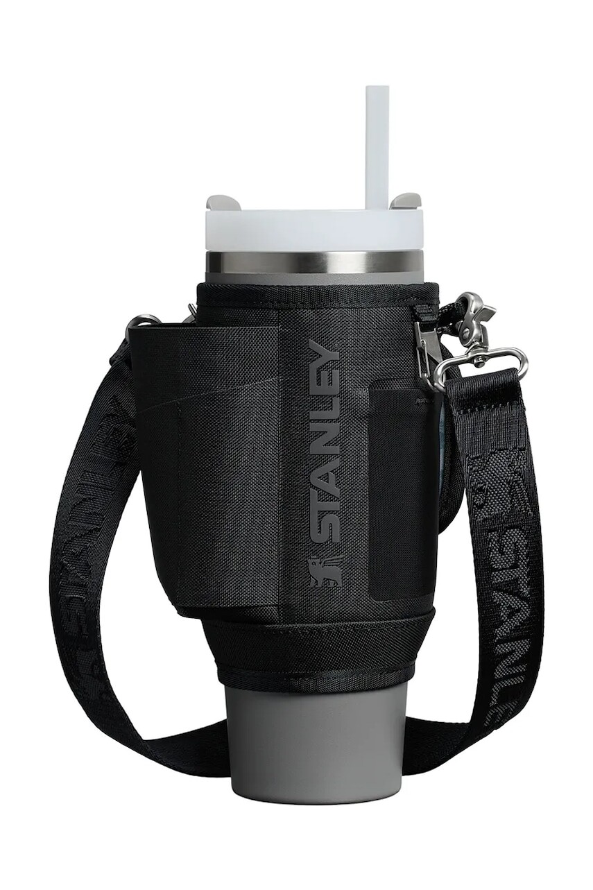 Obal s popruhom na termosku Stanley The All-Day Quencher Carry-All 0,89 l čierna farba