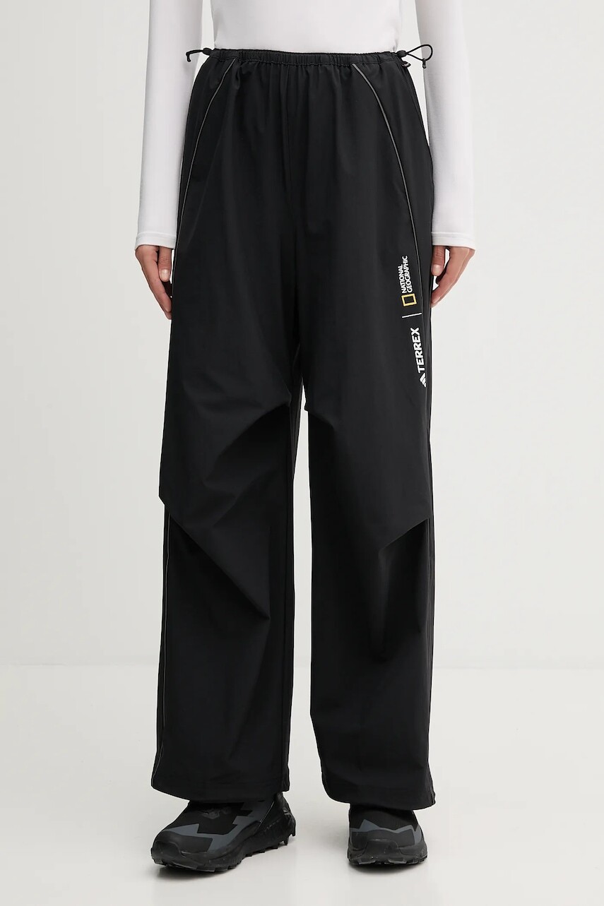 Turistické nohavice adidas TERREX čierna farba, JD5847