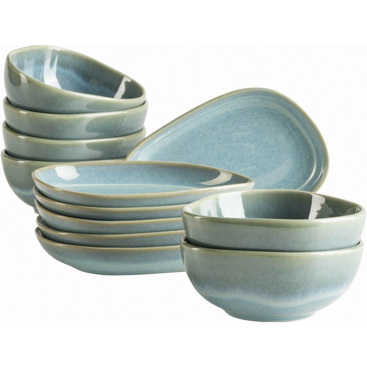 Mäser 12-dílná servírovacia sada Cordelia AtacamaGreen