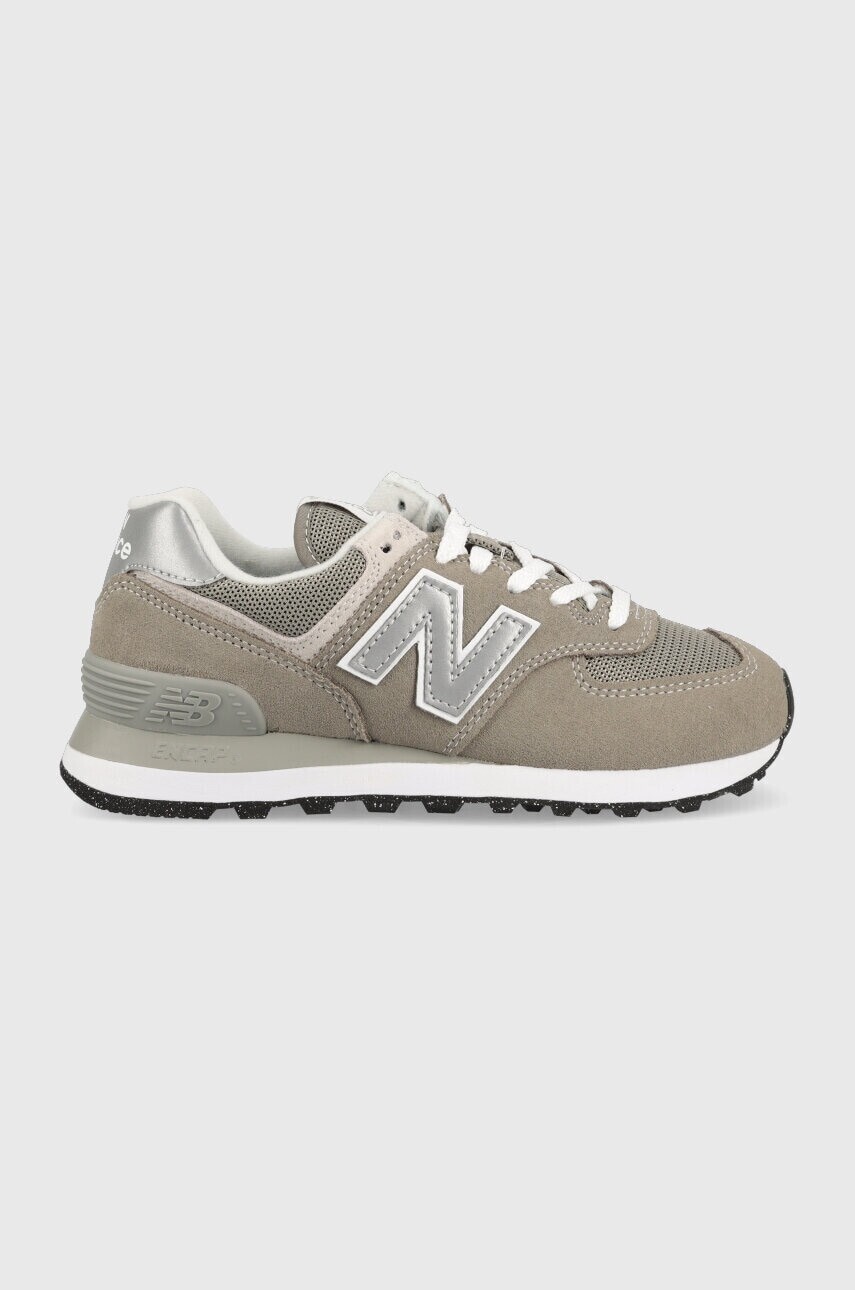 Tenisky New Balance WL574EVG-EVG, šedá farba