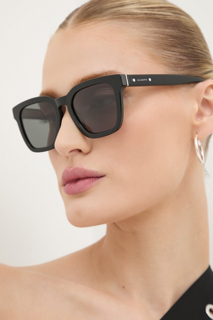 Slnečné okuliare AllSaints dámske, čierna farba, ALS500501151