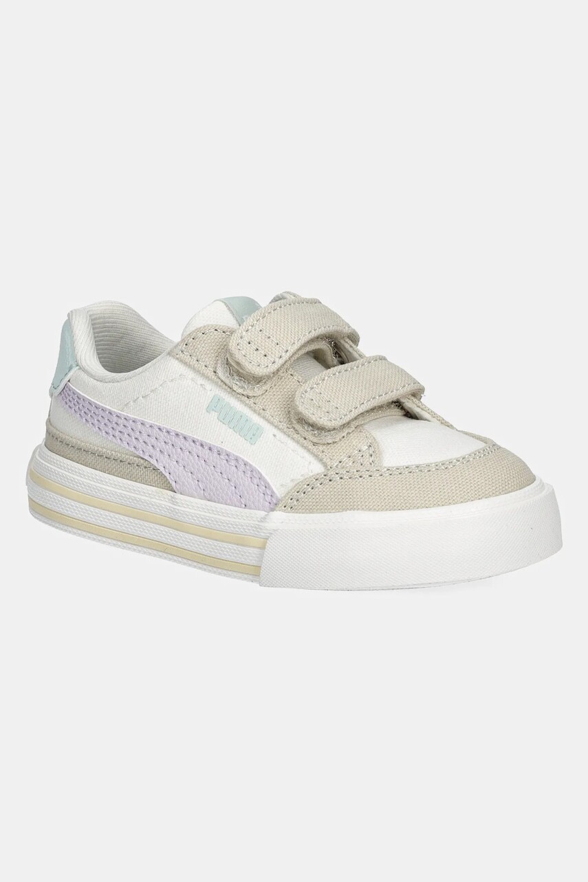Detské tenisky Puma Court Classic Vulc FS V Inf béžová farba