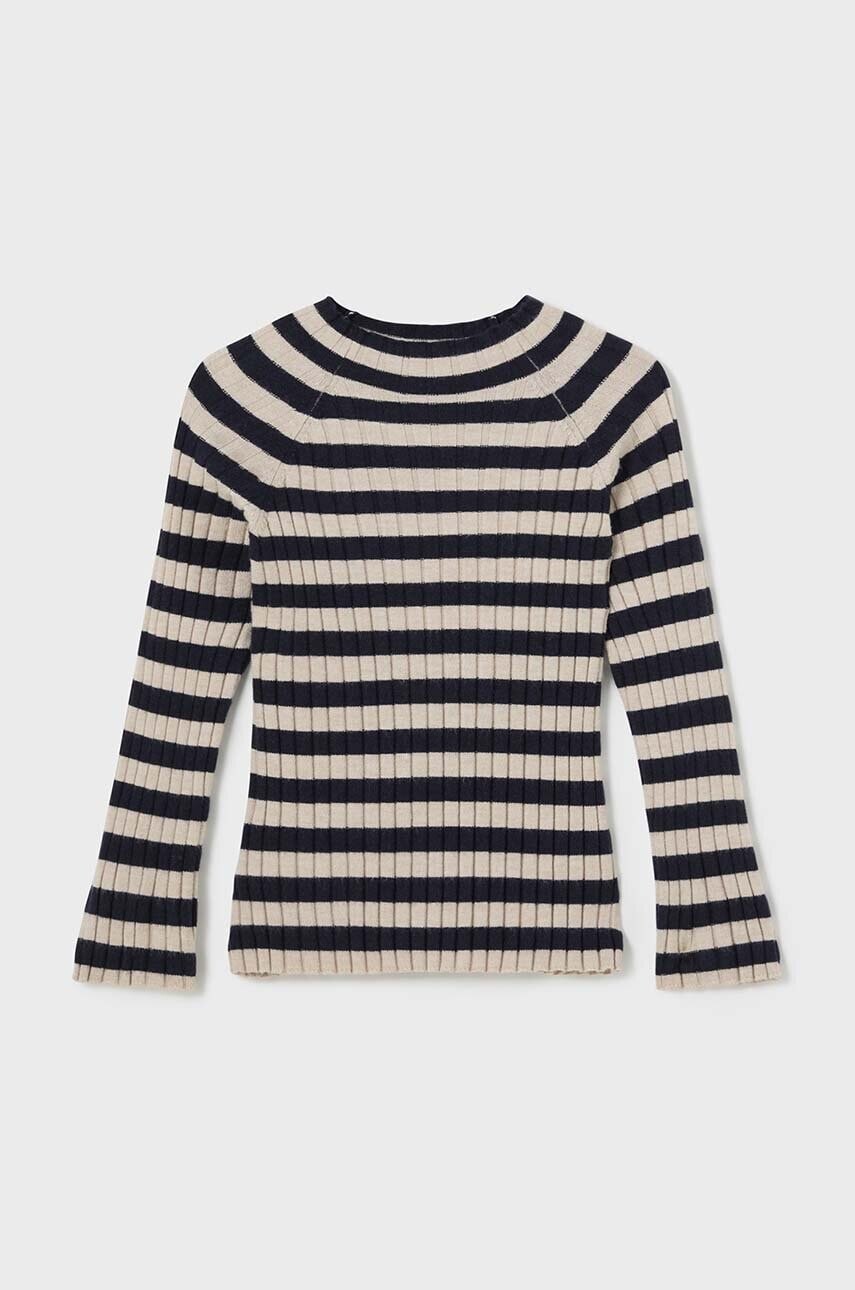 Detský sveter Mayoral tmavomodrá farba, tenký, 4062