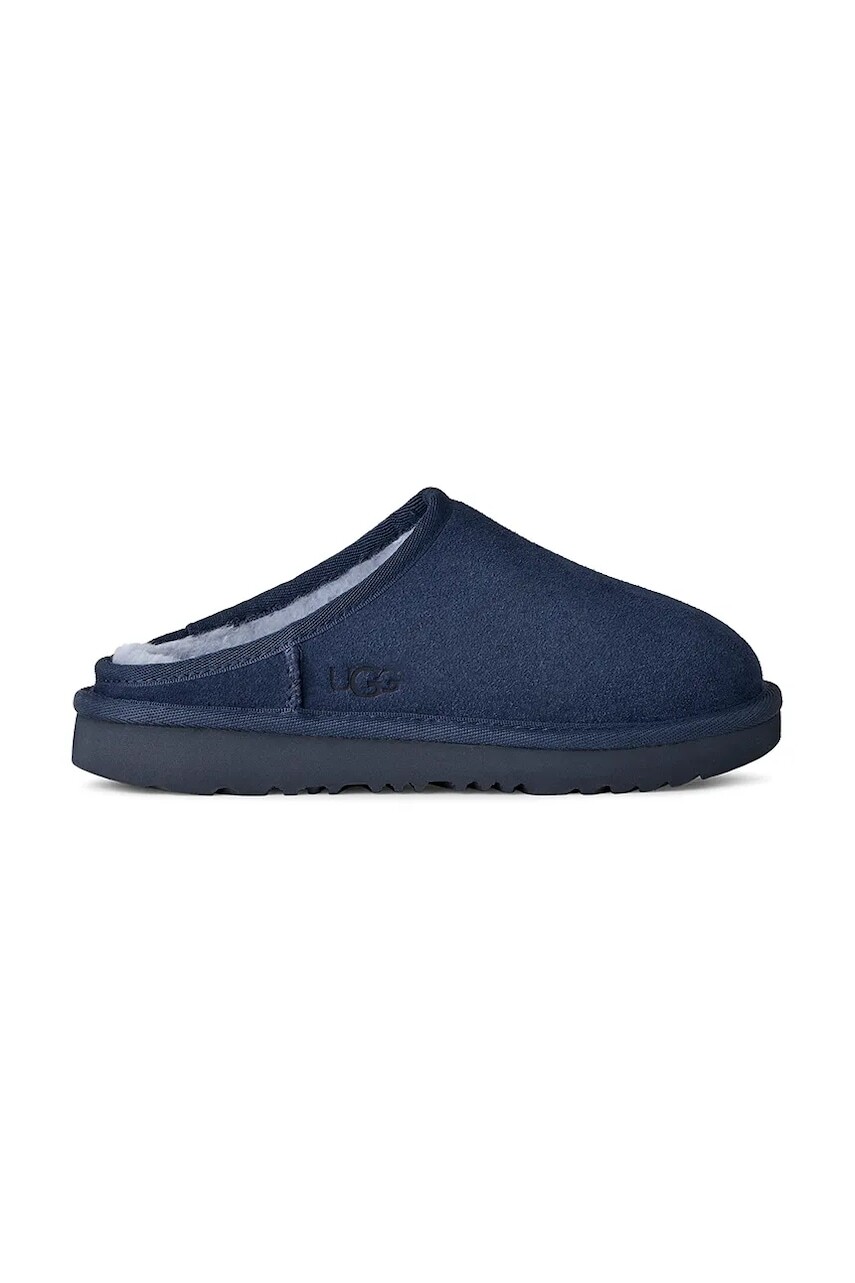 Detské semišové papuče UGG KIDS'''''''''''''''''''''''''''''''' CLASSIC SLIP-ON čierna farba, 1161030K
