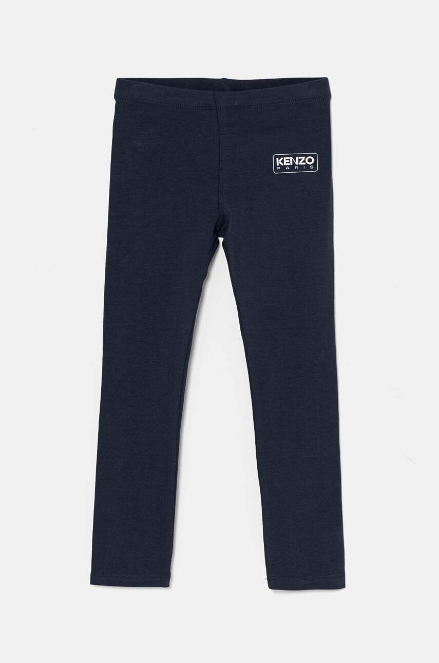 Detské legíny Kenzo Kids tmavomodrá farba, jednofarebné, K60656