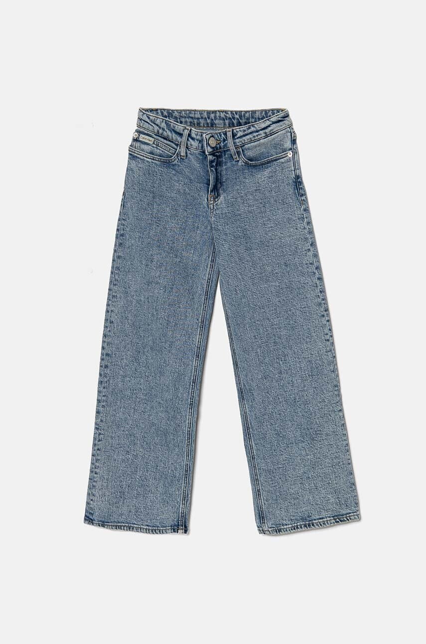 Detské rifle Calvin Klein Jeans MR WIDE LEG RELAXED SP BL IG0IG02602
