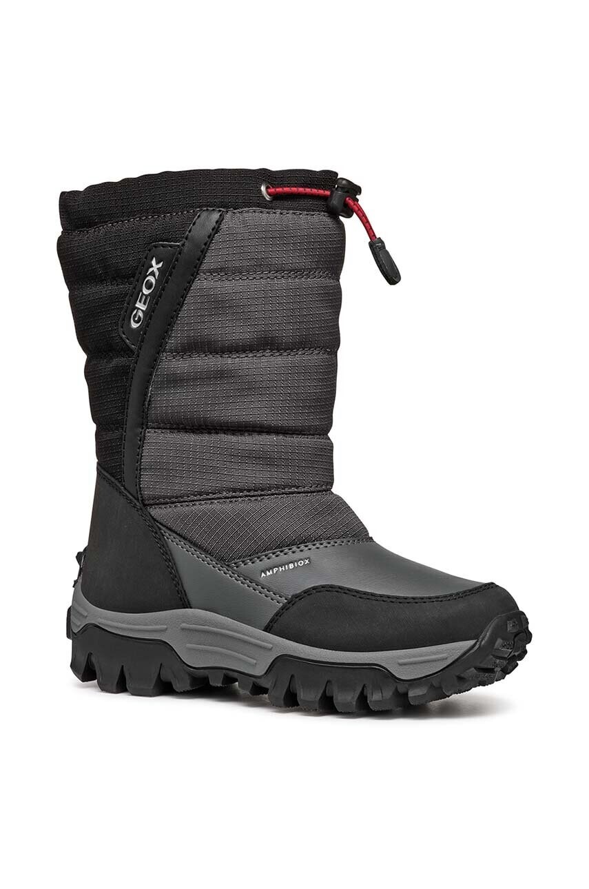 Detské snehule Geox HIMALAYA ABX šedá farba, J26FRA.0FU54