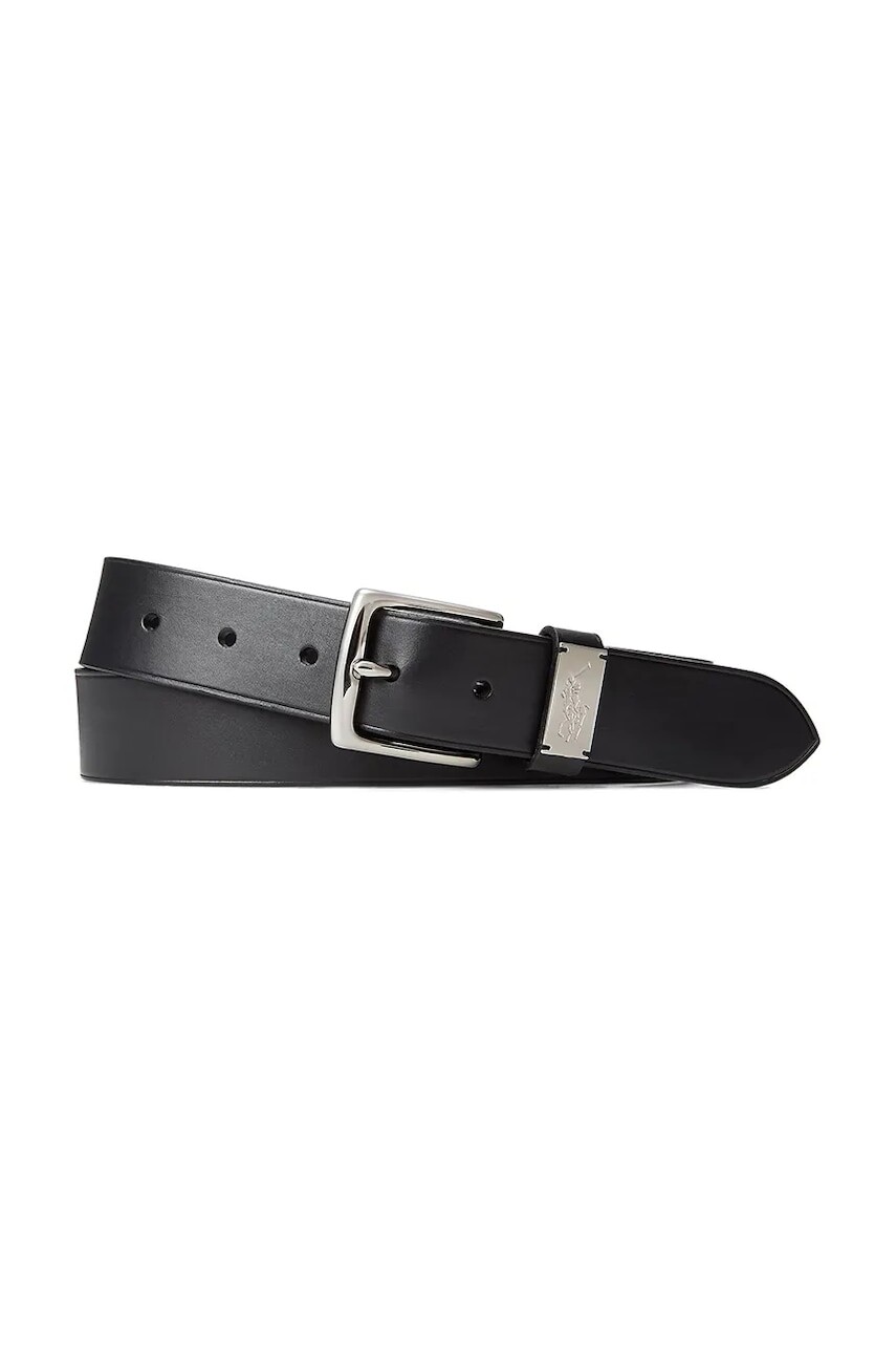 Kožený opasok Polo Ralph Lauren pánsky, hnedá farba, 405931712