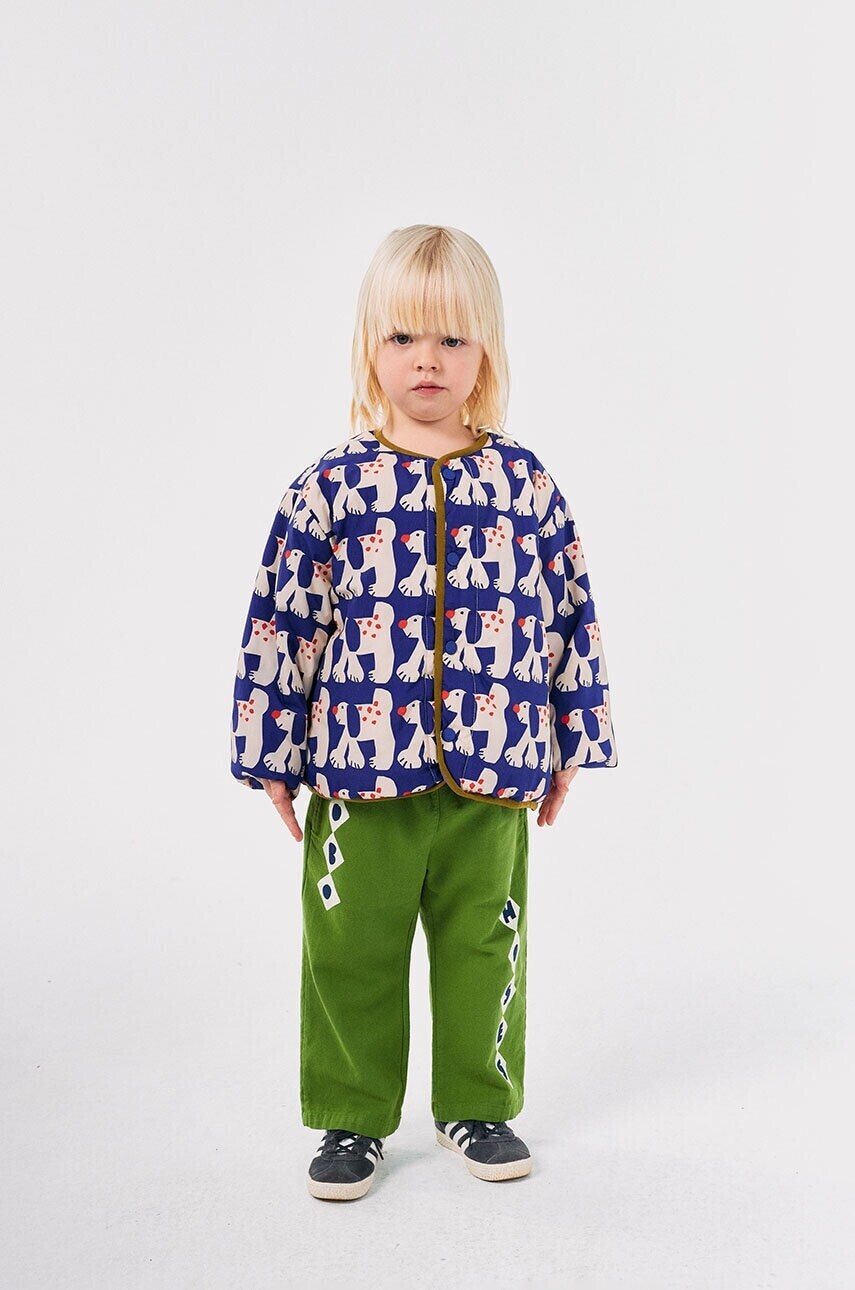 Detská obojstranná bunda Bobo Choses Fairy Dog zelená farba, 224AC129