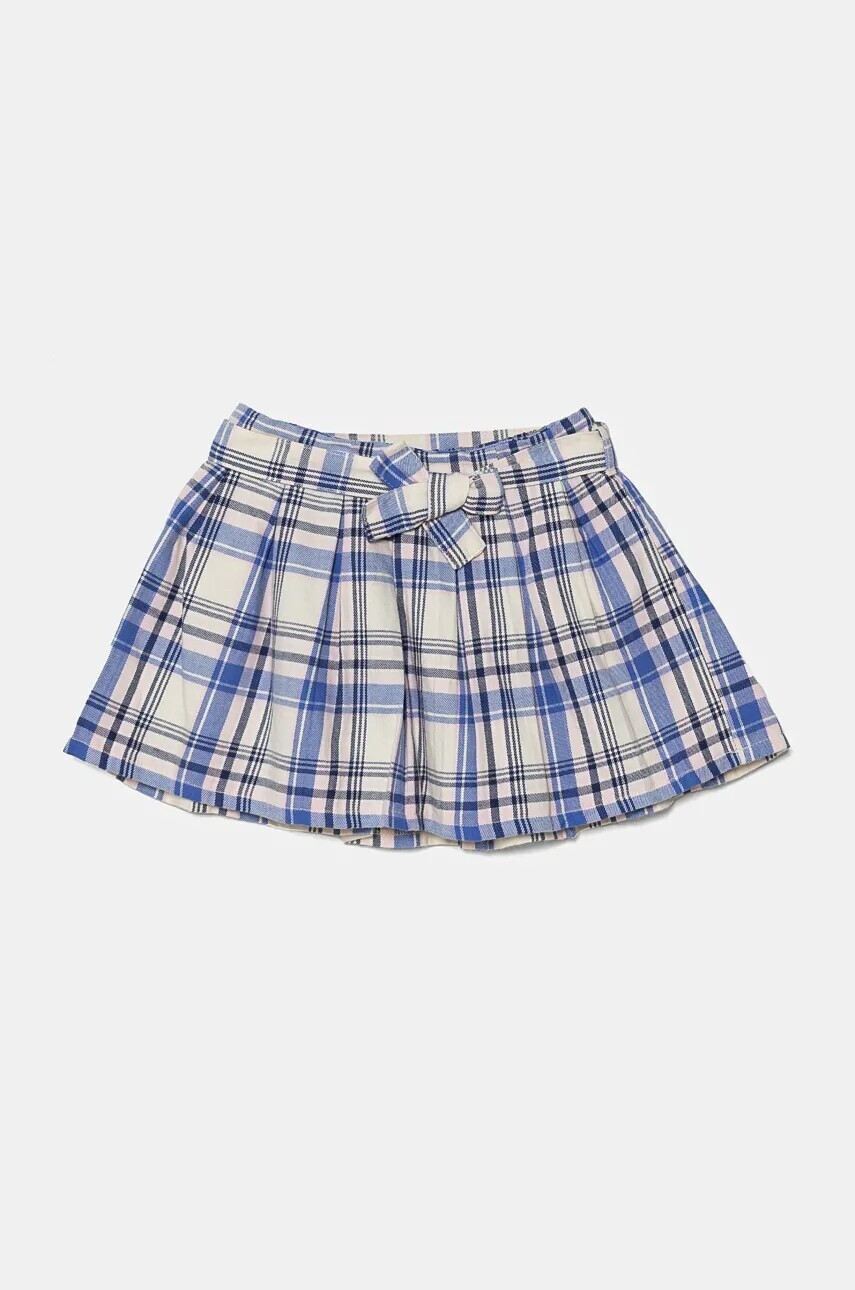 Dievčenská bavlnená sukňa United Colors of Benetton mini, áčkový strih, 4ULFG000V