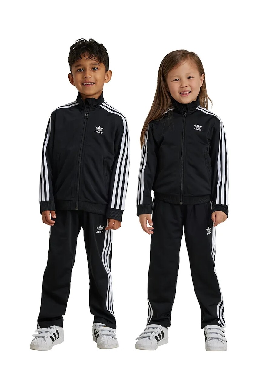 Detská tepláková súprava adidas Originals FIREBIRD čierna farba, IY4798